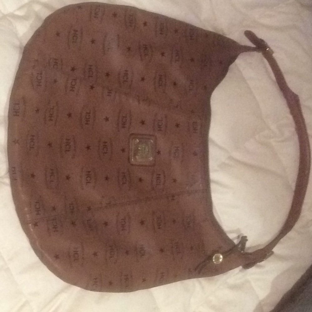 HCL Vintage Leather Hobo Bag